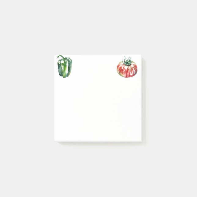 Veggie Post-it Klebezettel (Vorderseite)