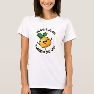 Veggie Puns Turnip Me on Funny Gemüse Puppe T-Shirt