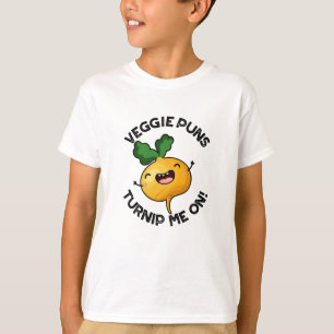 Veggie Puns Turnip Me on Funny Gemüse Puppe T-Shirt