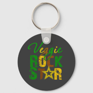 Veggie-Rockstar Schlüsselanhänger