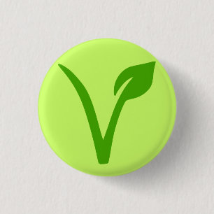 Veggie-Stolz, vegan, Vegetarier, Vegetarier, Vegan Button