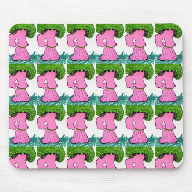 "Veggie Stroal Dance" geteerte Abstrakte Mousepad (Vorne)