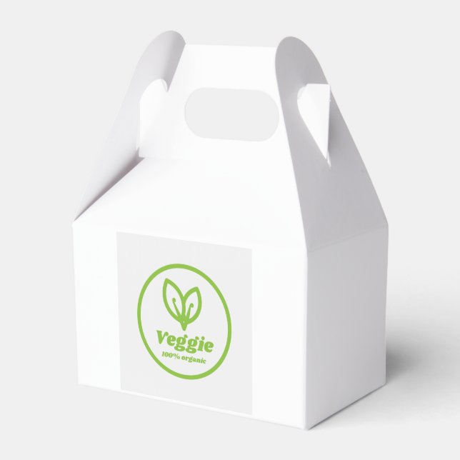 Veggie Text Gevor Box Geschenkschachtel (Vorderseite)