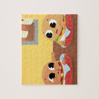 Veggie-u. Angus-Puzzlespiel