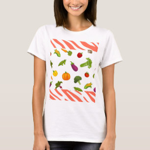 Veggie Vibes: Fresh & Fun Women's Kitchen T - Shir T-Shirt