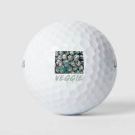 Veggie Vintag Vegetarian Gift Golfball