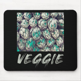 Veggie Vintag Vegetarian Gift Mousepad