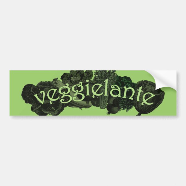 Veggielante Autoaufkleber (Vorne)
