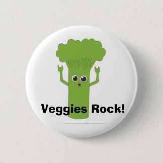 Veggies-Felsen! Button