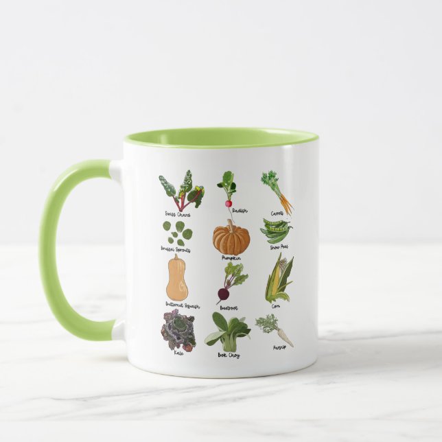 Veggies Herbst Gemüse Tasse (Links)