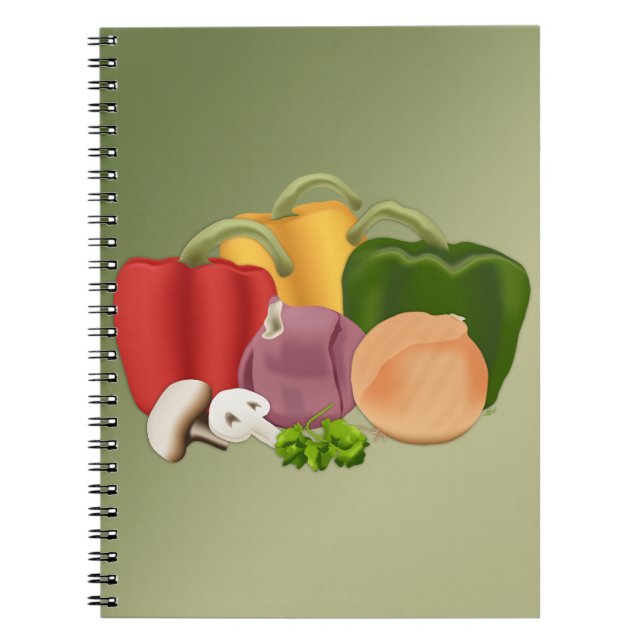 Veggies Notizblock (Vorderseite)