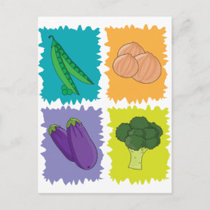 Veggies Postkarte