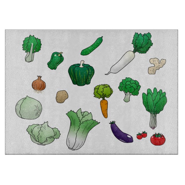 Veggies Schneidebrett (Vorderseite)
