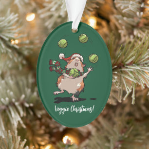 Véguin Noël ! Guinéen Pig En Jonglage Des Germes