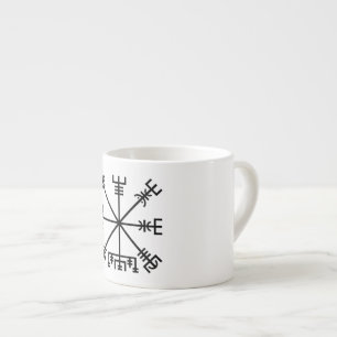 Vegvisier Viking Symbol Espressotasse