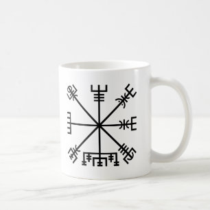 Vegvisier Viking Symbol Kaffeetasse