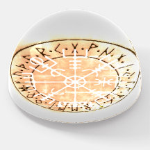Vegvísir Isländisch magischer Amulettstave Papgrun