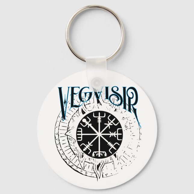vegvisir nordic pathfinder compass schlüsselanhänger (Vorderseite)