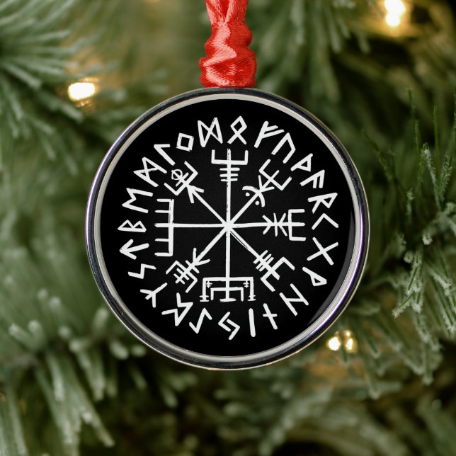 Vegvisir Ornament Aus Metall (Baum)