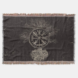 Vegvisir und Baum des Lebens - Yggdrasil Decke