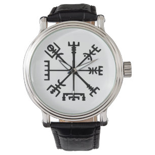 Vegvísir (Viking Compass) Armbanduhr