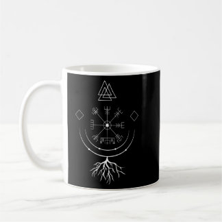 Vegvisir Viking Compass der nordischen Mythologie  Kaffeetasse
