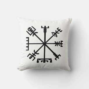 Vegvísir (Viking Compass) Kissen