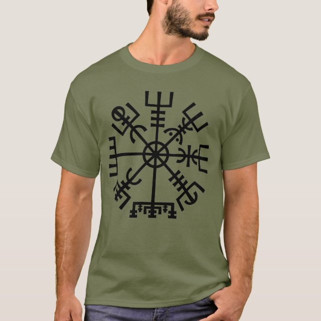 Vegvisir Viking Compass Men's Basic T - Shirt (Vorderseite)