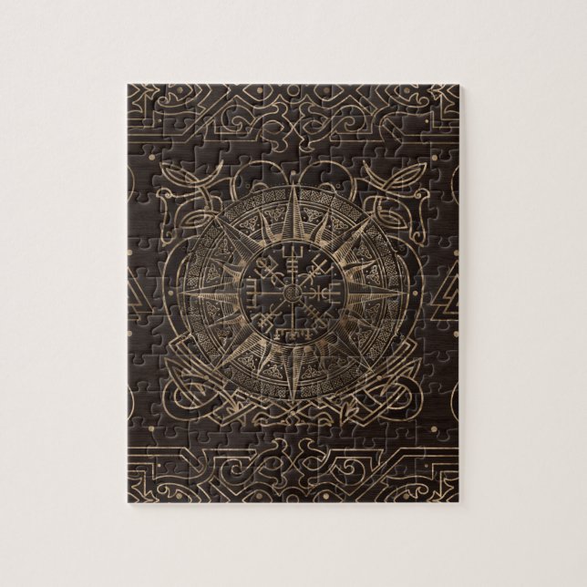 Vegvisir - Viking Compass Ornament (Vertikal)