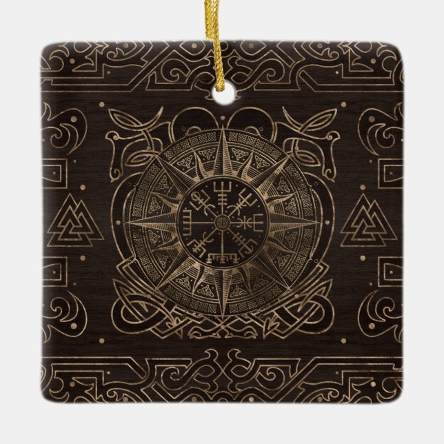 Vegvisir - Viking Compass Ornament (Vorderseite)