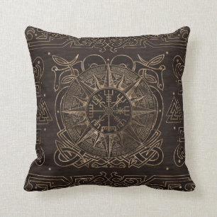 Vegvisir - Viking Compass Ornament Kissen