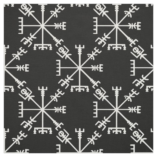 Vegvísir (Viking Compass) Stoff (Muster)