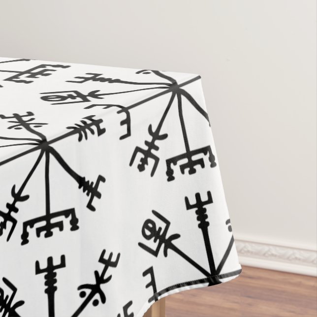 Vegvísir (Viking Compass) Tischdecke (Beispiel)