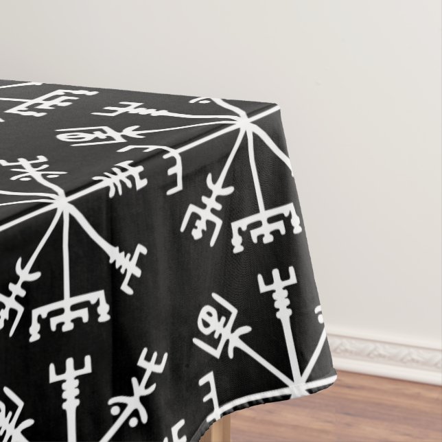 Vegvísir (Viking Compass) Tischdecke (Beispiel)