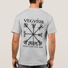 Vegvisir "Viking Kompass" (Schwarzes) T-Shirt