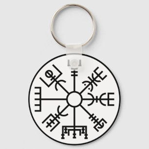 vegvisir Viking Symbol Norse Shield Odin Schlüsselanhänger