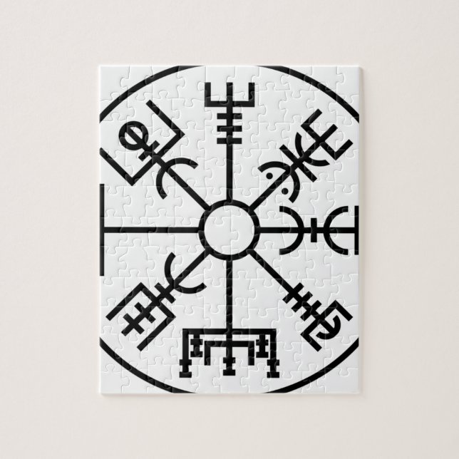 vegvisir Viking-Symbol-Skandinavier-Schild Odin (Vertikal)