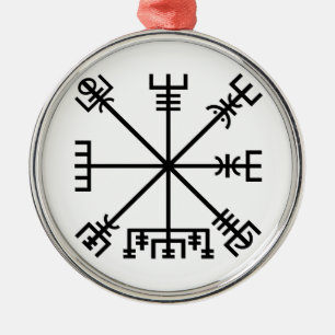 Vegvisir Wikinger Symbol Ornament Aus Metall