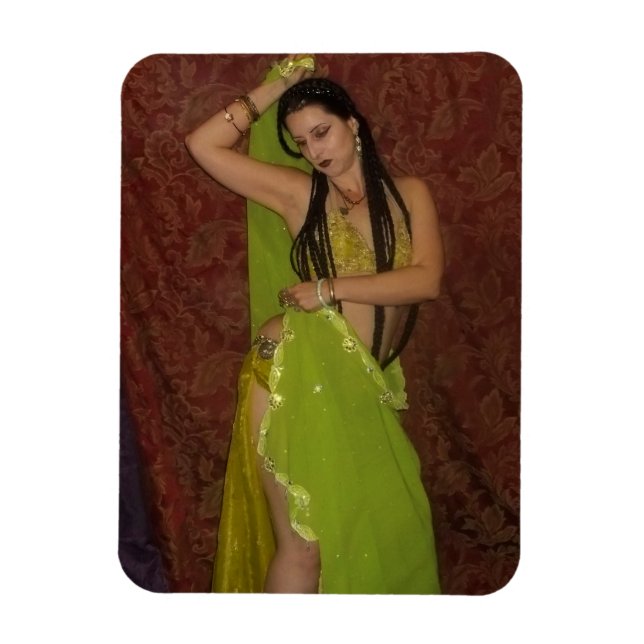Veil Belly Dancer Magnet photo (Vertical)
