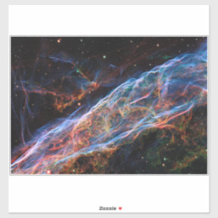 Veil Nebula Supernova Remnants Hubble Telescope Aufkleber