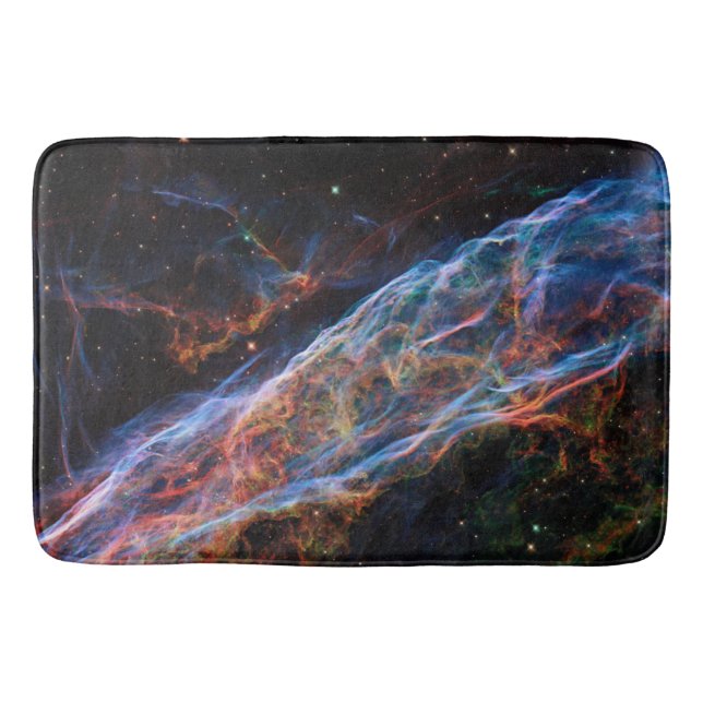 Veil Nebula Supernova Remnants Hubble Telescope Badematte (Vorderseite)