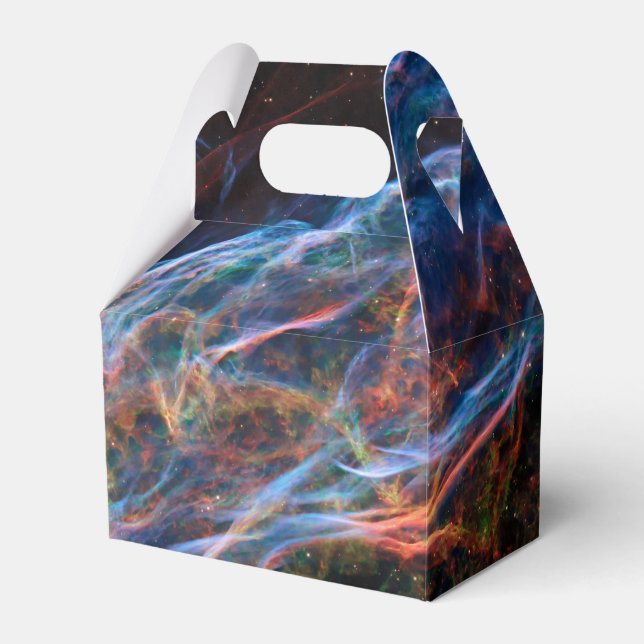 Veil Nebula Supernova Remnants Hubble Telescope Geschenkschachtel (Vorderseite)