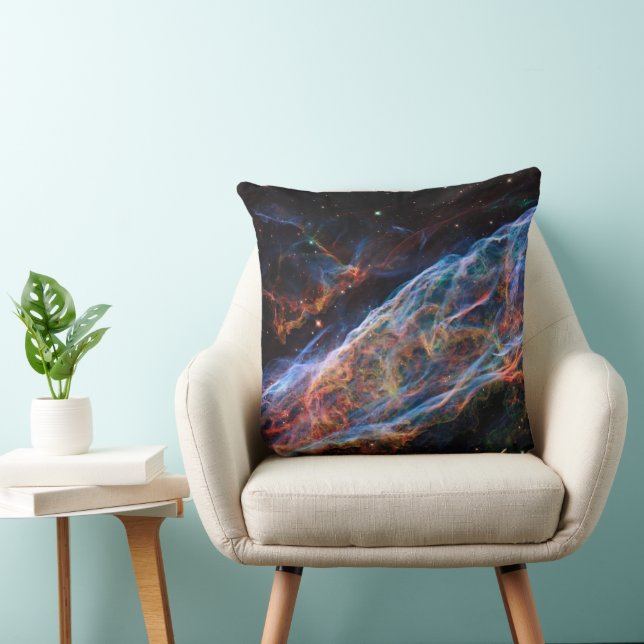 Veil Nebula Supernova Remnants Hubble Telescope Kissen (Stuhl )