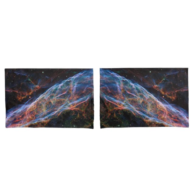 Veil Nebula Supernova Remnants Hubble Telescope Kissenbezug (Vorderseite-Set)