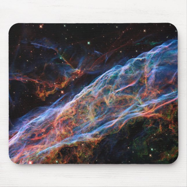 Veil Nebula Supernova Remnants Hubble Telescope Mousepad (Vorne)