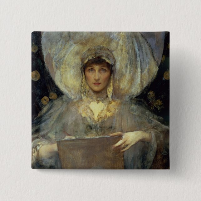 Veilchen, Herzogin von Rutland Button (Vorderseite)