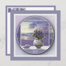 Veilchen in einem Mondglas