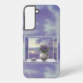 Veilchen in einem Mondglas Samsung Galaxy Hülle