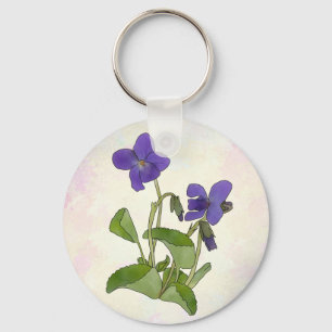 Veilchen Schlüsselanhänger