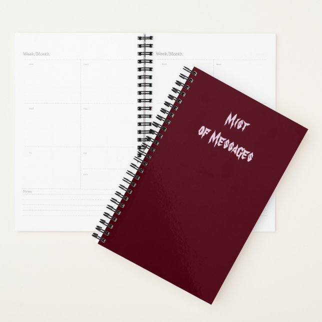 Veiled Guidance Planner – Mist of Messages (Devant avec enveloppe)